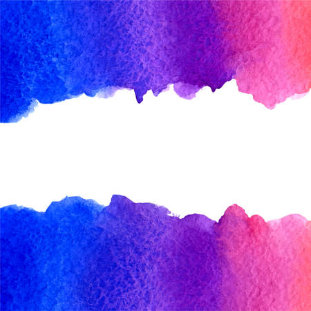 watercolor blue, purple and pink gradient background with horizontal copy spaceのイラスト素材
