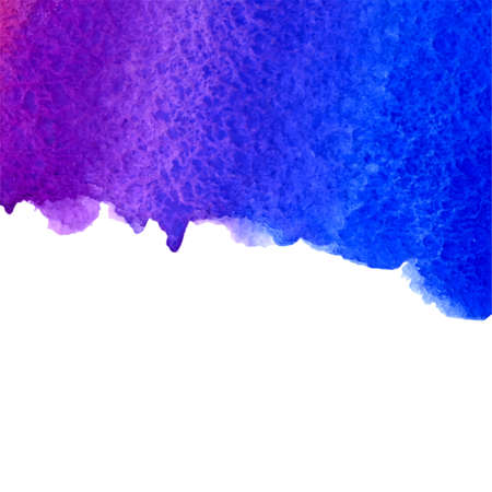 vector watercolor ultramarine and violet gradient background with bottom copy spaceのイラスト素材