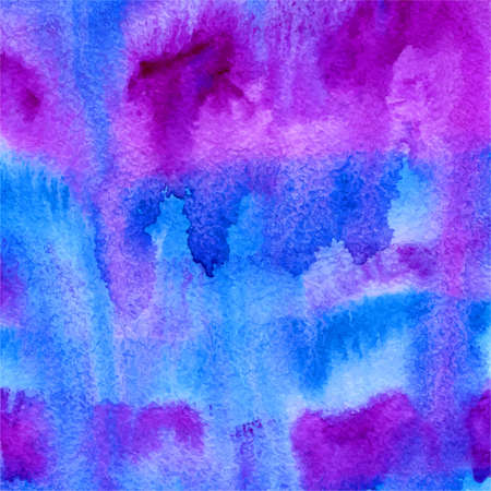 background hand drawn abstract watercolor illustration in deep blue and purple colorsのイラスト素材