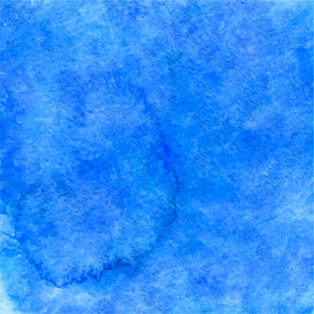 blue vector watercolor hand drawn backgroundのイラスト素材