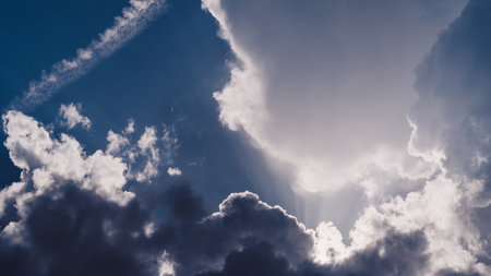 Cloudscape has been developing in gorgeous form. The sky is filled with beautiful clouds.