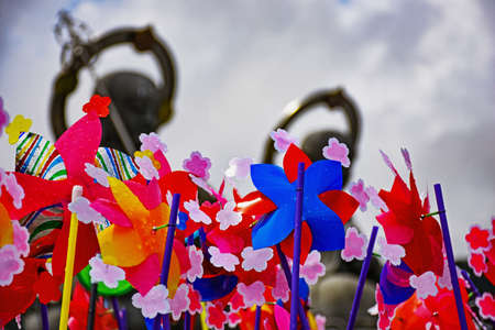 Windmill of Osanの写真素材