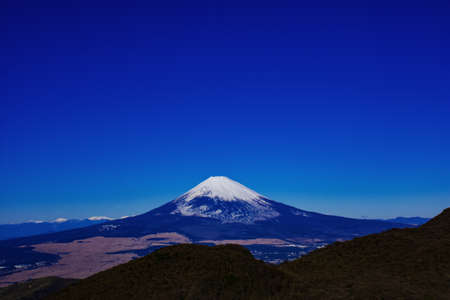 Fuji mountain in fine weatherの写真素材