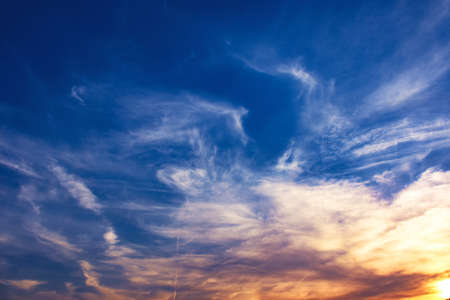 Sunset skyの写真素材
