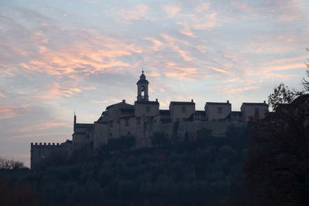 Italy, Florence - December 24 2016: the view of the Florence Charterhouse church, Certosa di...