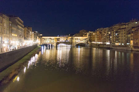 Italy, Florence - January 06 2017: view of the Agape Arrighetti Villa at sunset light on January 06 2017 in Florence, Italy.のeditorial素材