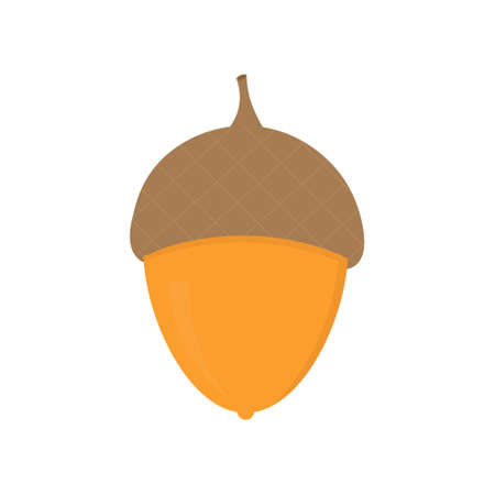 Cartoon acorn vector icon artのイラスト素材
