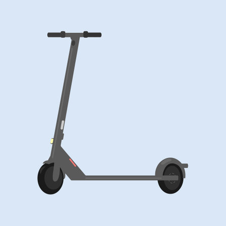 Electric scooter icon. Ecological transportのイラスト素材