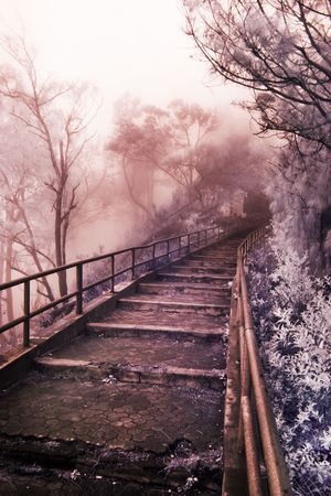 heavenly stairwayの写真素材