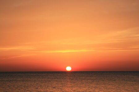 sunset in ibizaの写真素材