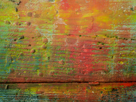 Painted woodの写真素材