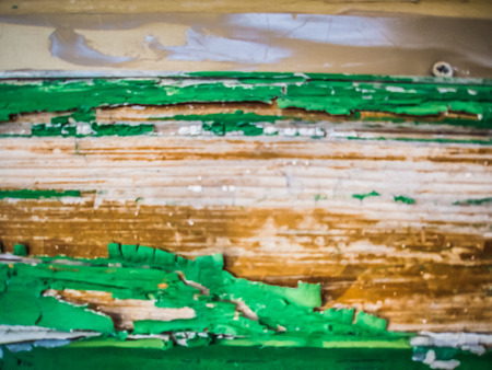 Old painted woodの写真素材