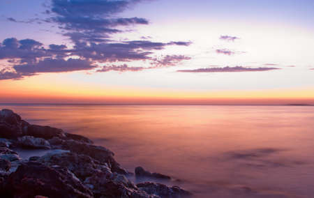 Sunset sceneryの写真素材