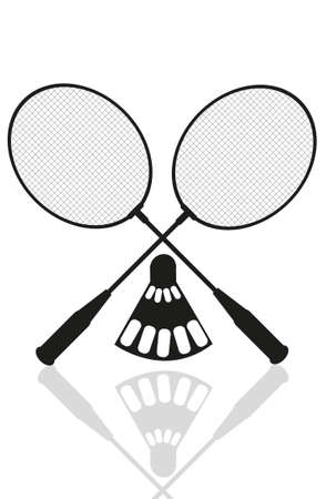 badmintonのイラスト素材