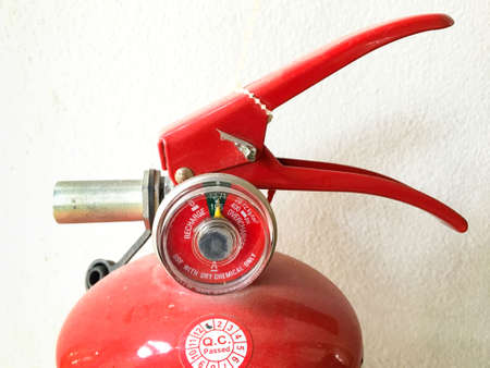 Fire extinguishers available.の写真素材