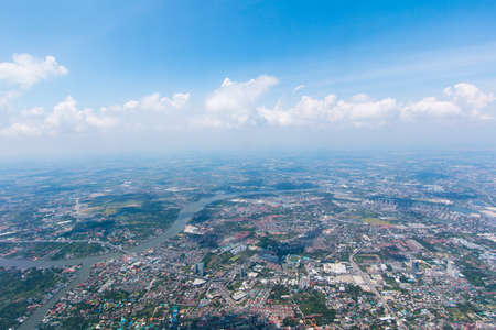 City and sky.の写真素材