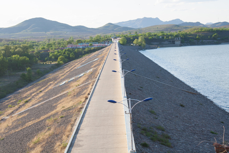 Flood control damの写真素材