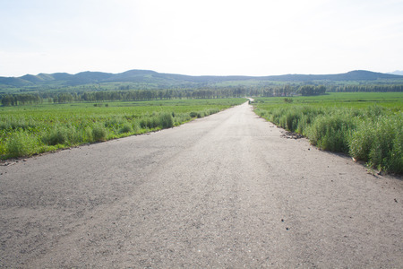 Country highway in the chinaの写真素材