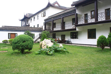 The Chinese gardenの写真素材