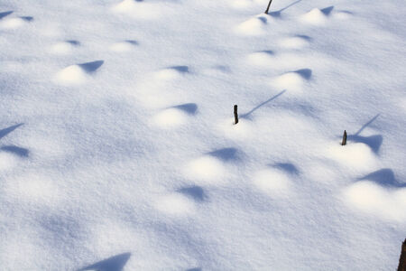 snow wavesの写真素材