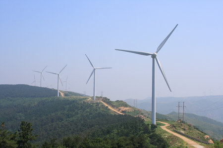 Power Generating Windmillsの写真素材