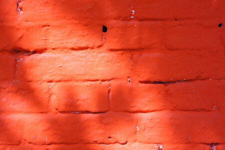 Red Brick Wallの写真素材