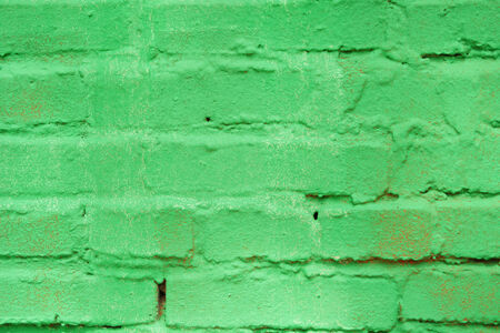 Green Brick Wallの写真素材