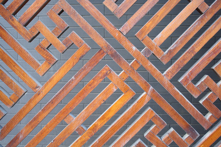 Wooden screenの写真素材