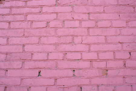 Red Brick Wallの写真素材