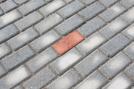 Brick pavementの写真素材