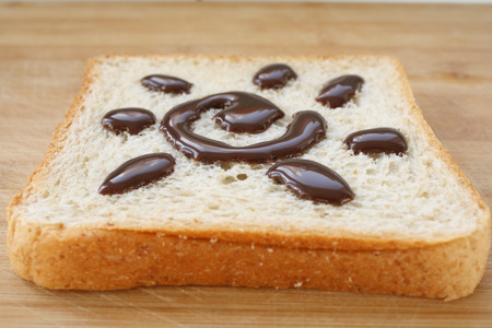 The sun on breadの写真素材