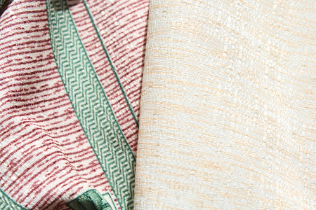 Crumpled curtainsの写真素材