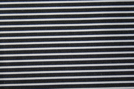 Black striped cotton