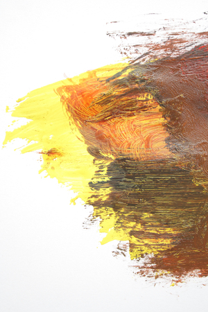 mixing paintsの写真素材