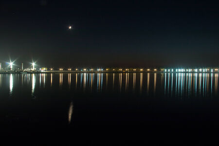 Night on the Lakeの写真素材