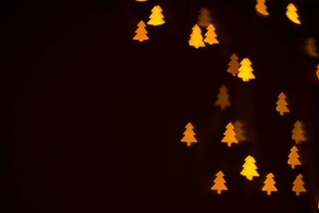 Defocused Christmas treeの写真素材
