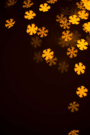 Defocused snowflakesの写真素材