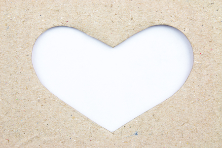 Cardboard hearts doの写真素材