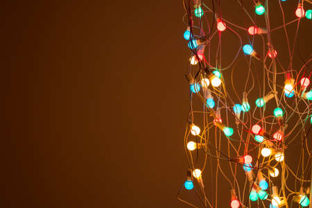 christmas lightの写真素材