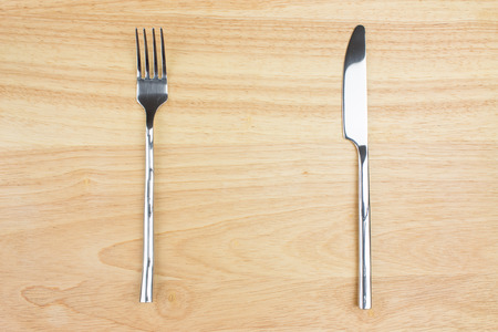 knife and forkの写真素材