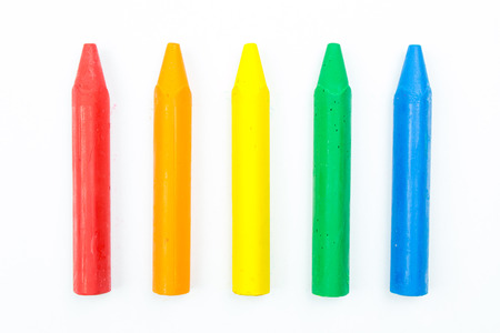 Colorful crayonsの写真素材
