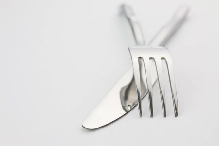 knife and forkの写真素材