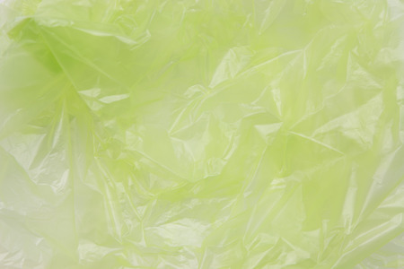 green plastic bag textureの写真素材