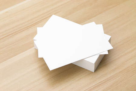 Business card at the desk