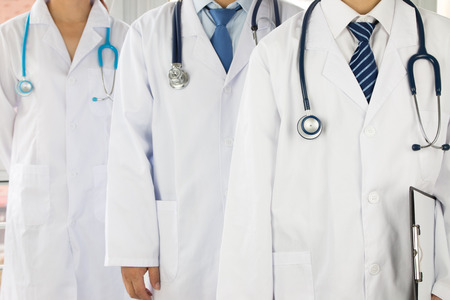 team of doctors and nurses at hospitalの写真素材