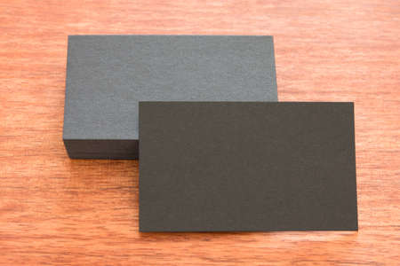 Business card at the desk