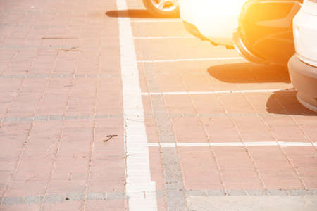 Empty parking spaces