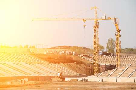 Building siteのeditorial素材