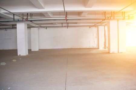 Empty parking lotのeditorial素材