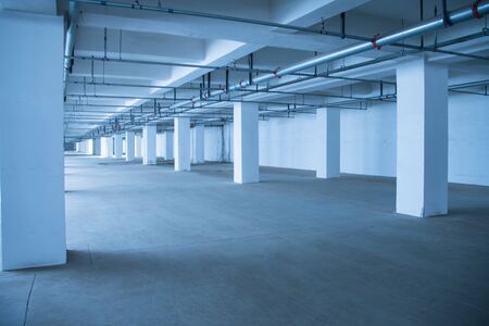 Empty parking lotのeditorial素材